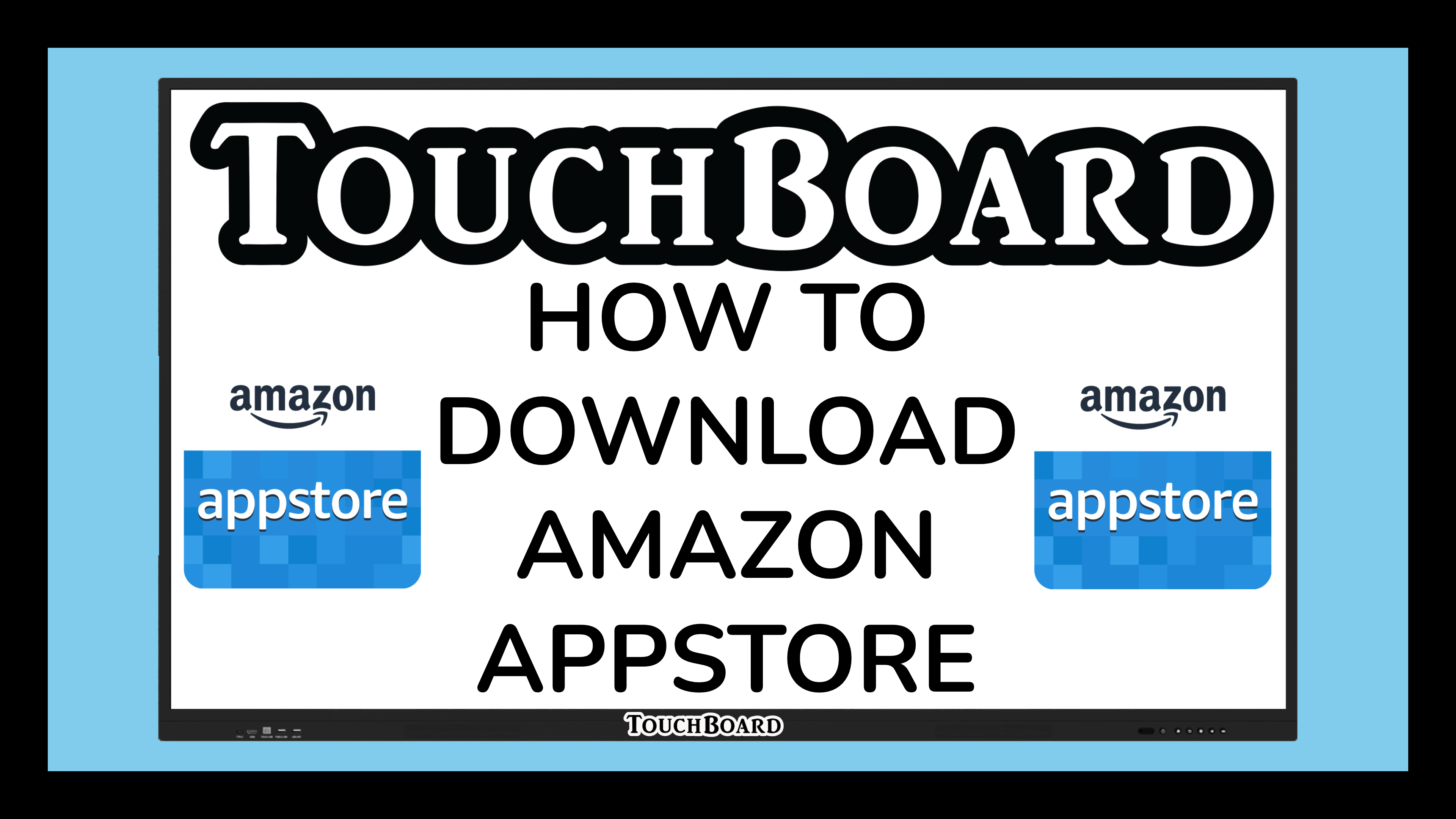 How To Download The Amazon AppStore From Edge On Touchboard Xenon Pro - desire av